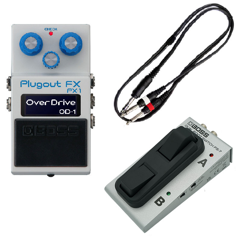 BOSS ボス PX-1 Plugout FX + FS-7 Dual Footswitch セット|三木楽器 店