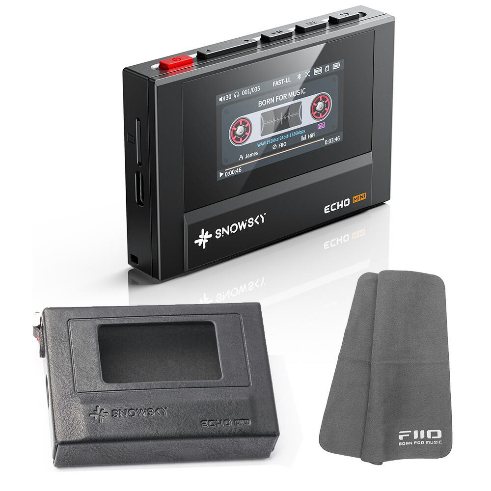 楽天市場】FIIO Snowsky ECHO MINI Black デジタルオーディオ