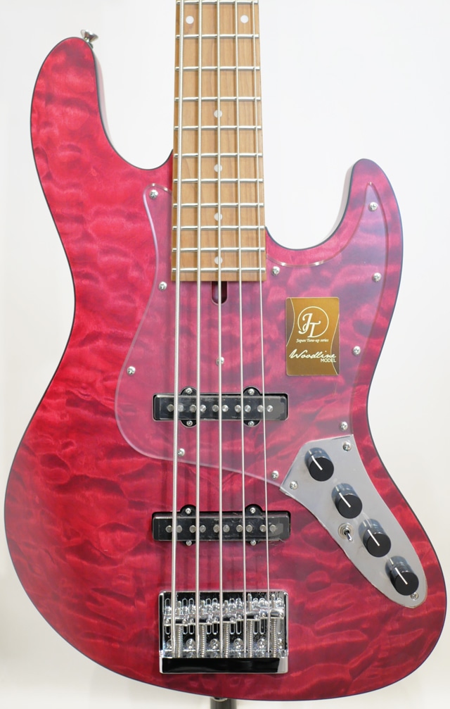 エレキベース Bacchus バッカス "Japan Tune-up series" WL5-QM-AC RSM/M / REDS 《三木楽器Rhythm Square》|三木楽器 店