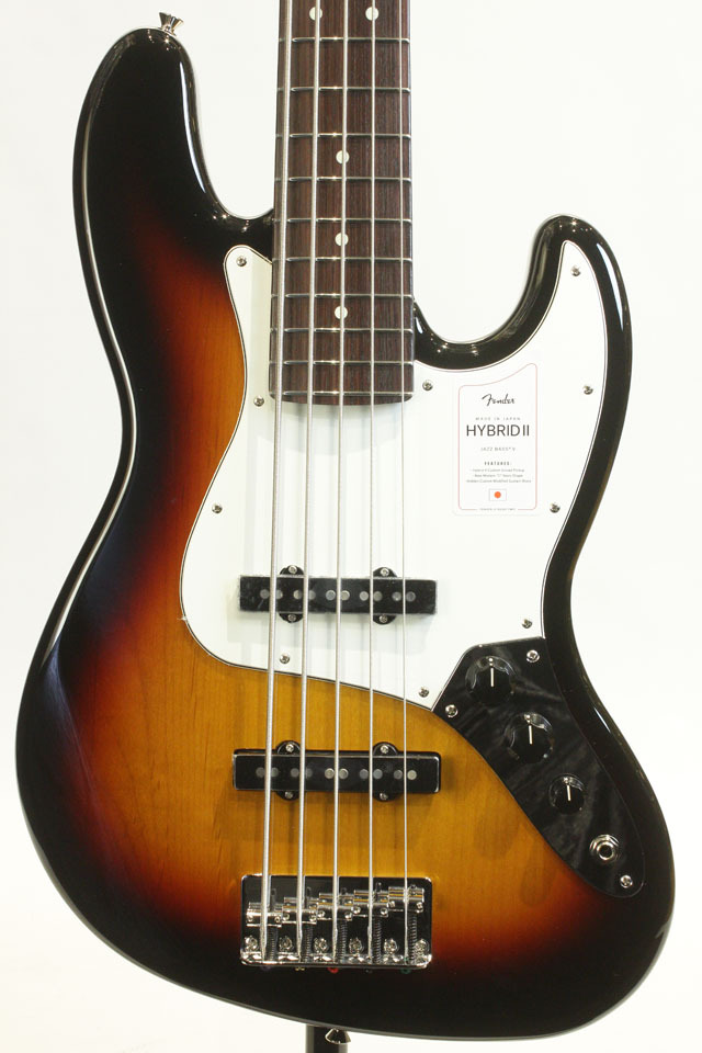 楽天市場】Fender Made In Japan Hybrid II Jazz Bass V -3