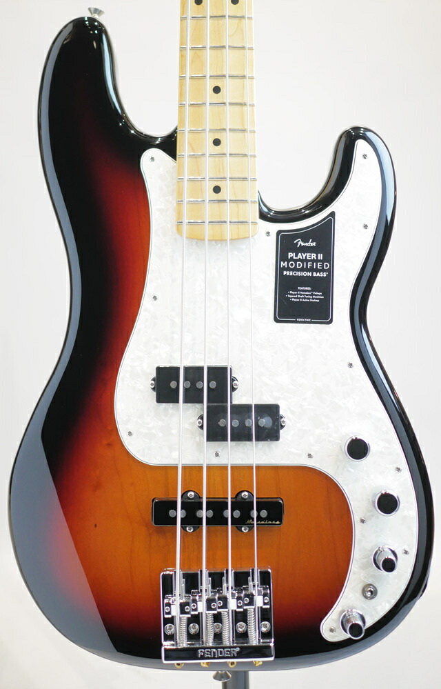 エレキベース Fender フェンダー Player II Modified Active Precision Bass MN / 3 Tone Sunburst《三木楽器Rhythm Square》｜三木楽器 店 102,850円