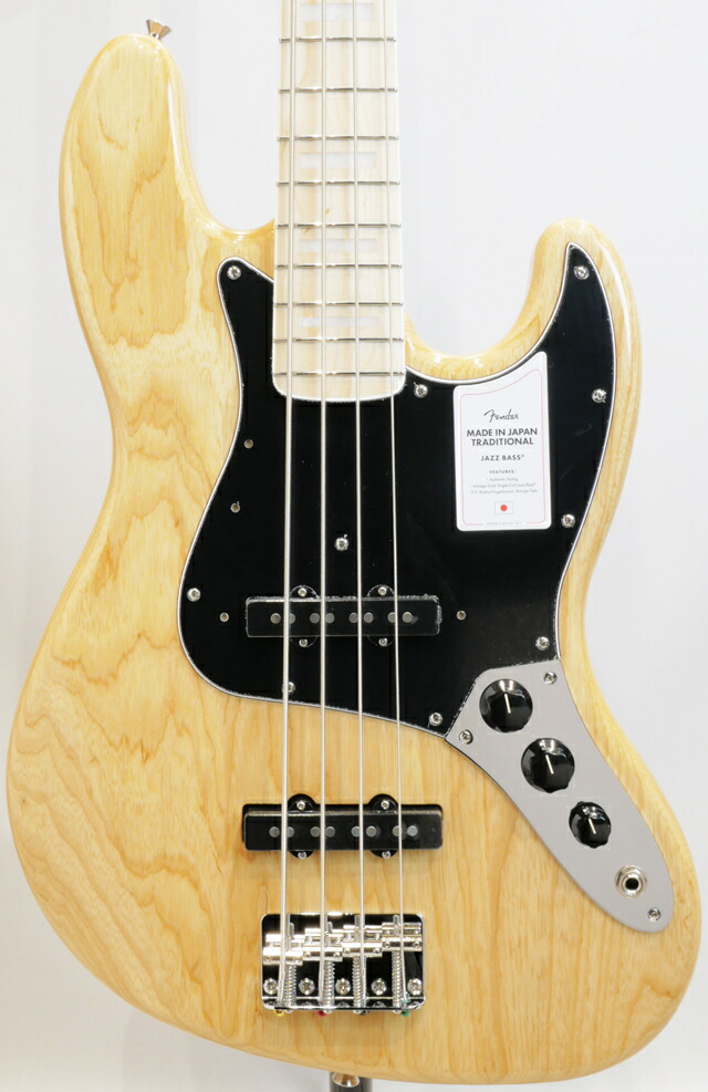 エレキベース Fender フェンダー MADE IN JAPAN TRADITIONAL II 70S JAZZ BASS (NAT) 《三木楽器BASS SIDE》