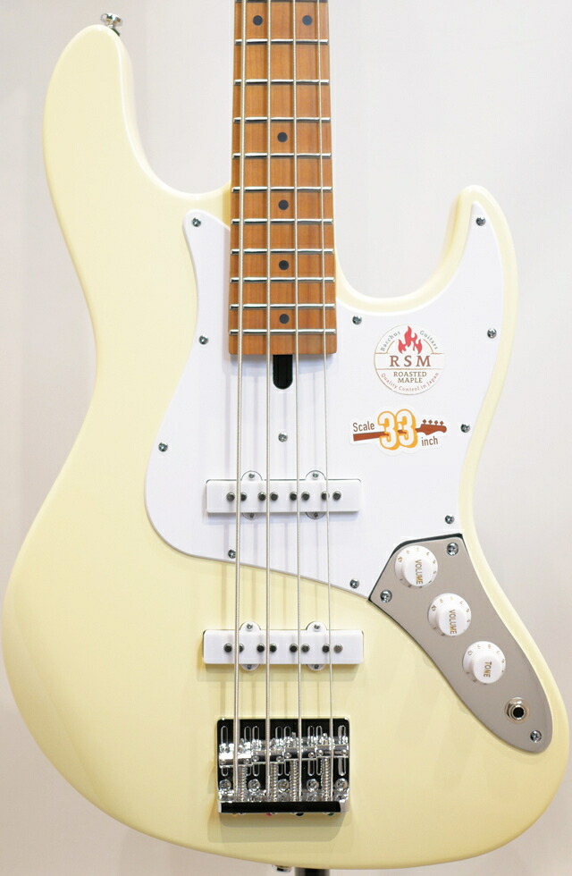 エレキベース Bacchus バッカス WL4-STD33 RSM/M / OWH【数量限定アウトレット特価品】 《三木楽器Rhythm Square》