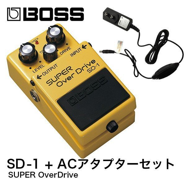 特売商品☆☆BOSS ボス　SD-1　SUPER OverDrive スーパーオーバードライブ　エフェクター☆USED品☆ オーバードライブ