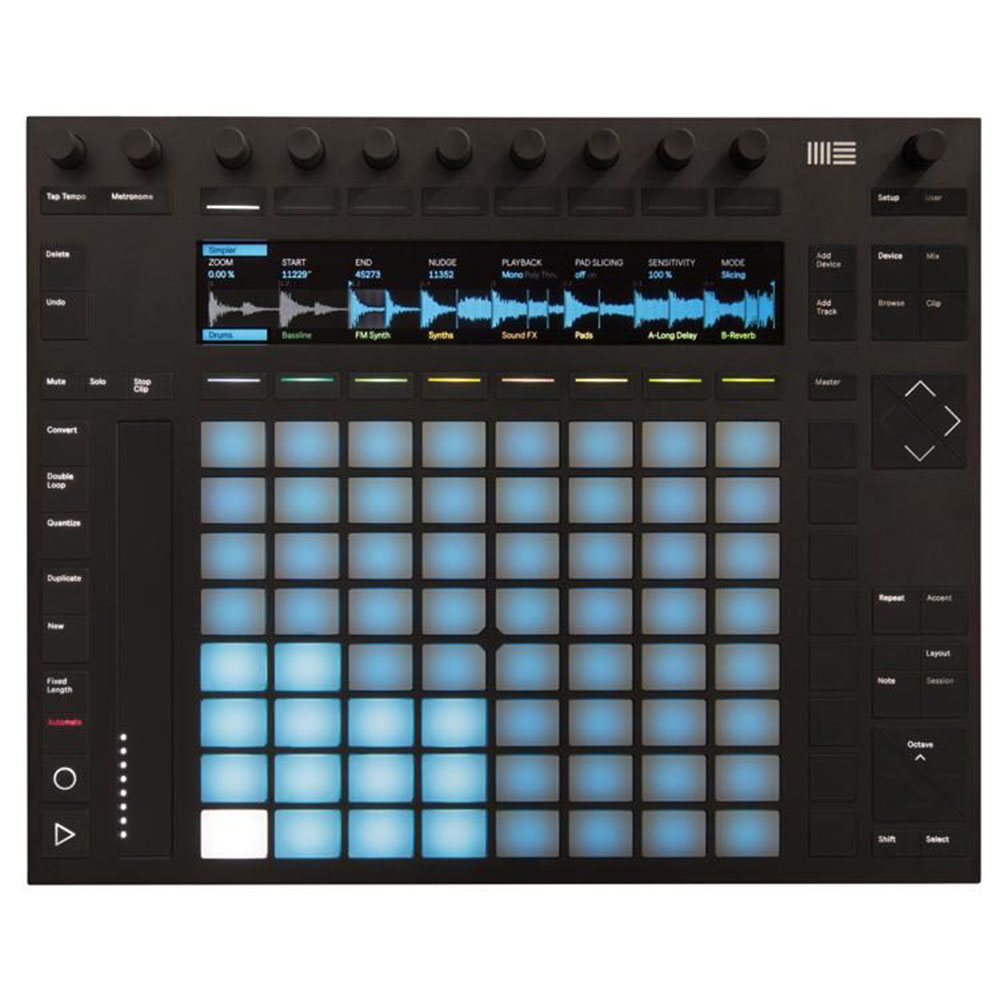 指先一つでゼロからの音楽作成をができるハンズオンハードウェア Push2 Mikigakkidjs Ableton Midiキーボード Ableton