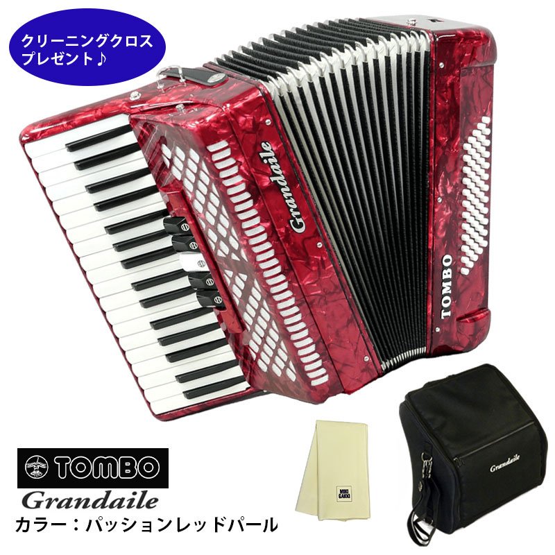 楽天市場】TOMBO GT-96 パッション・レッド・パール 37鍵 96