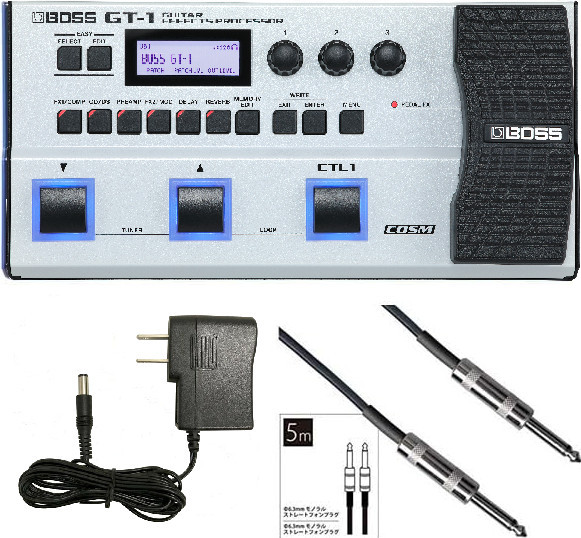 楽天市場】BOSS マルチエフェクター GT-1 + 純正アダプター + 楽天市場】BOSS マルチエフェクター GT-1 + 純正アダプター +