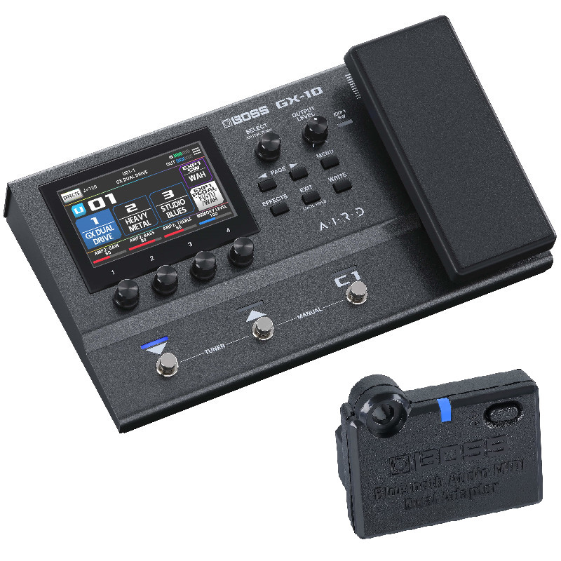 BOSS GX-10 ギター／ベースエフェクター【新品・未開封品】 gx-10bt_set.jpg