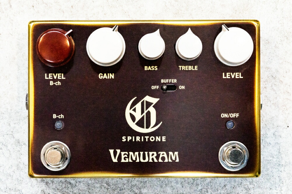 楽天市場】VEMURAM Gritty Gain BOOST Pedal Budi-G ヴェムラム バディ