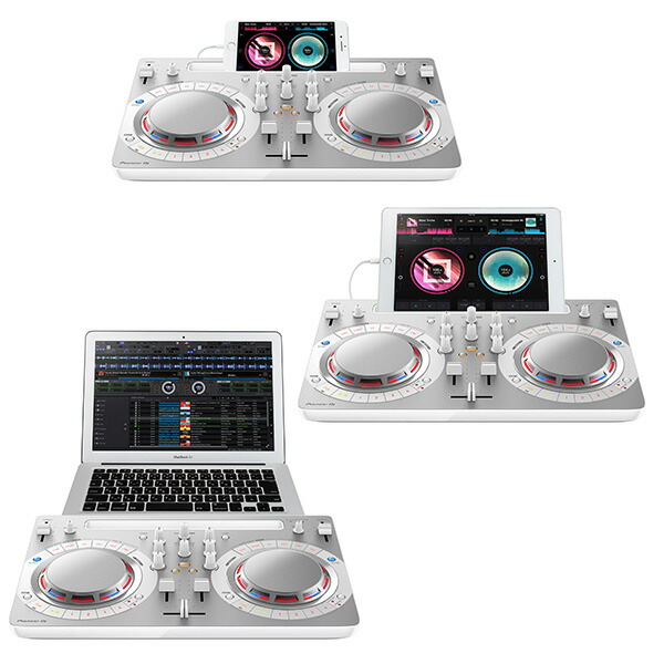 楽天市場 Pioneer Djコントローラー Ddj Wego4 ホワイト Ipad Iphone Pc対応 三木楽器 楽天市場店