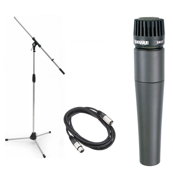 SHURE シュア ダイナミックマイク SM58-LCEとマイクスタンド SHURE シュア SM58-LCE お手頃 マイクスタンドセット （XLR-XLR