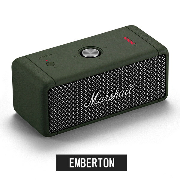 【楽天市場】Marshall マーシャル EMBERTON スピーカー (BLACK  BRASS) Bluetooth5.0対応 軽量700g  《国内正規品》 : 三木楽器 楽天市場店