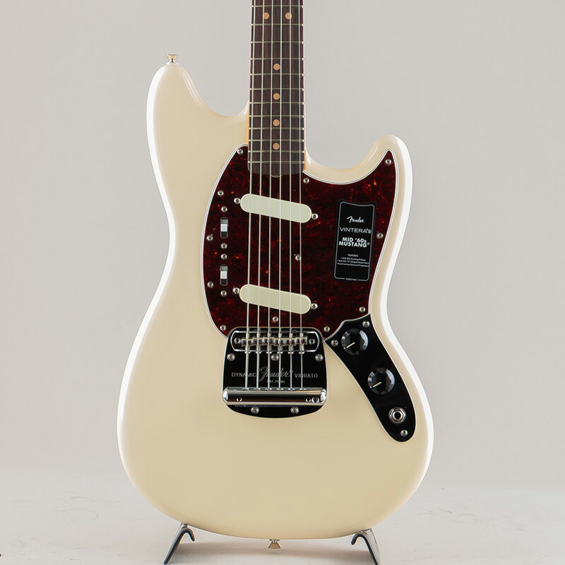 Fender フェンダー Vintera III Mid '60s Mustang/Olympic White/Rosewood Fingerboard