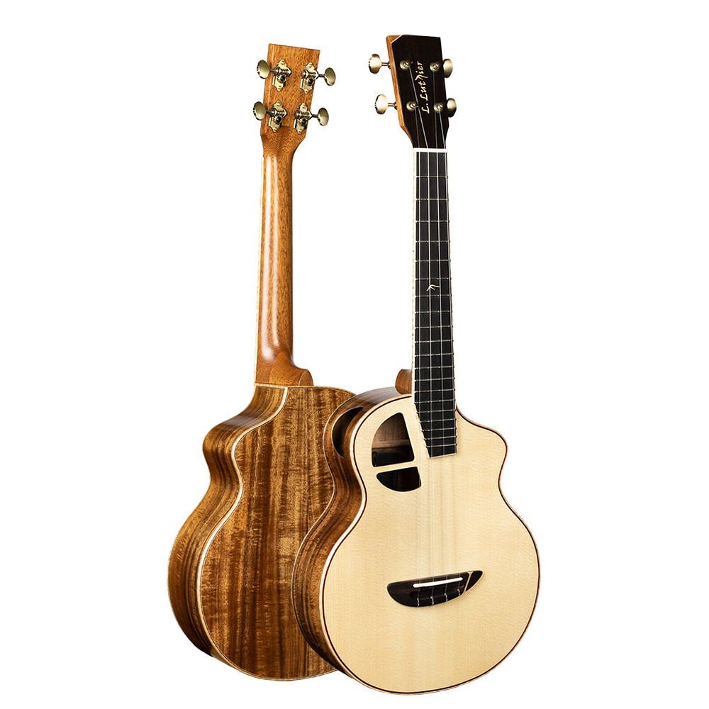 L.Luthier エル・ルシアー Le Koa S w/EQ （Tenor） テナー サイズ ウクレレ エレウク スプルース トップ、コア サイド＆バック｜三木楽器 店