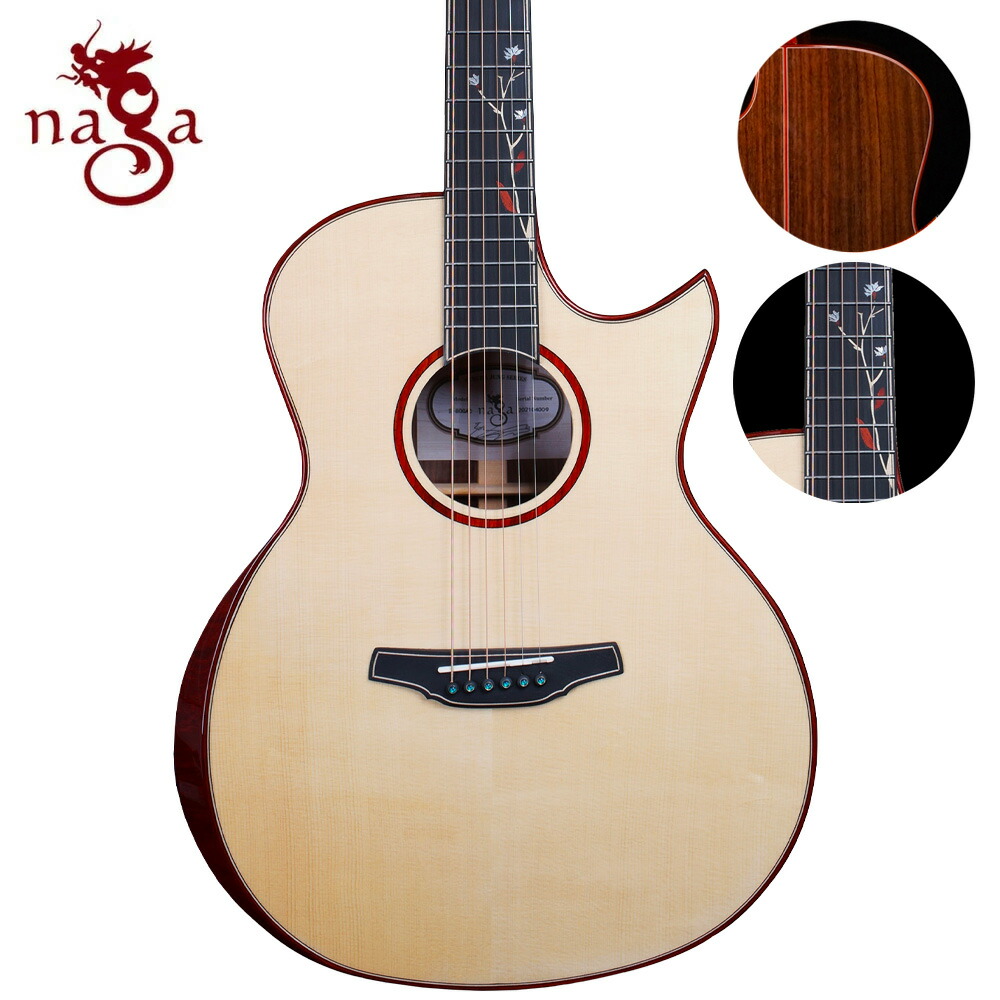 楽天市場】NAGA GUITARS アコースティック ギター S-60GAC