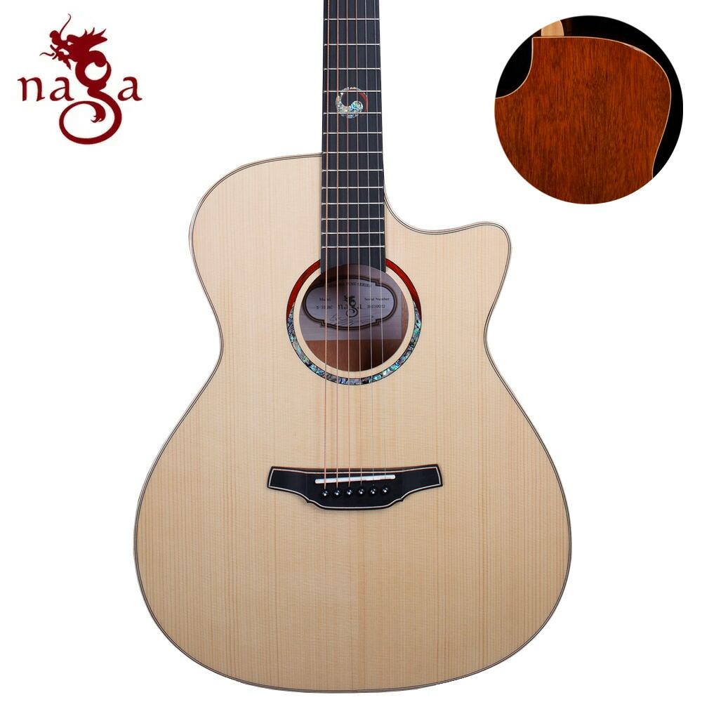 楽天市場】NAGA GUITARS アコースティック ギター S-60GAC