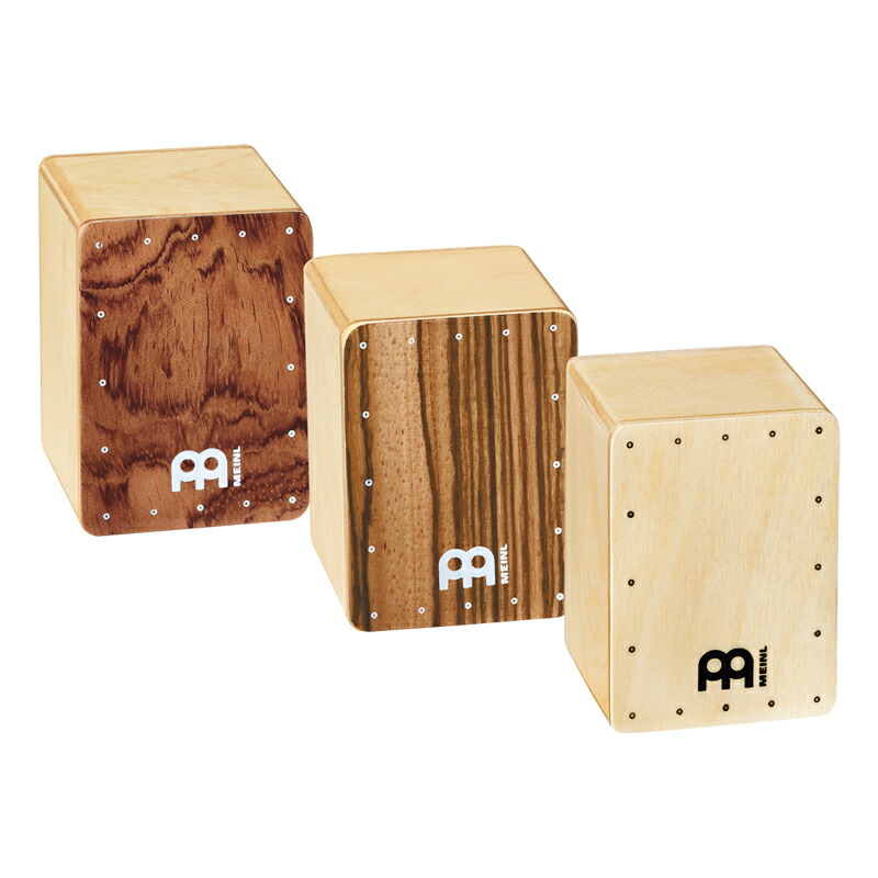 楽天市場】Meinl Mini Cajon Shaker Set Exotic Zebrano, Bubinga Burl