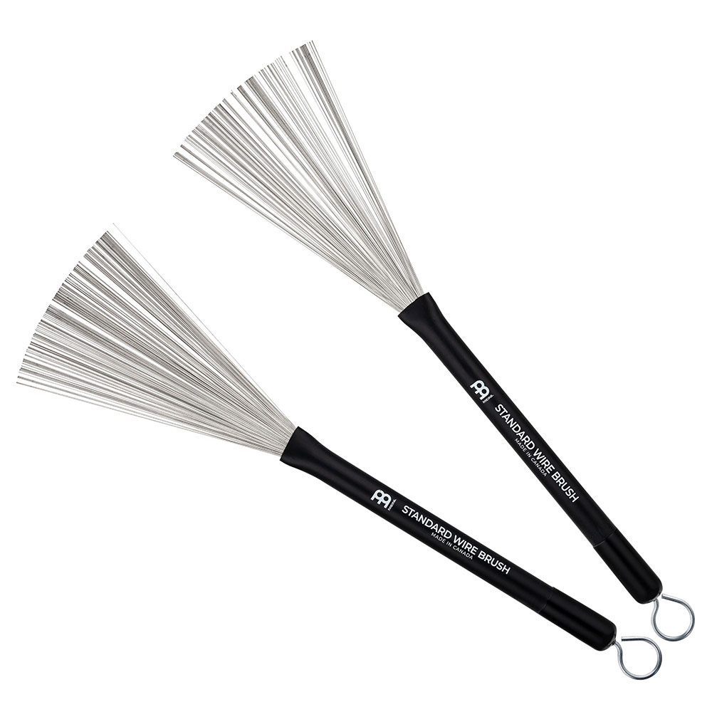 MEINL Stick & Brush マイネル ブラシ STANDARD WIRE BRUSH ラバーグリップ SB300 【国内正規品】