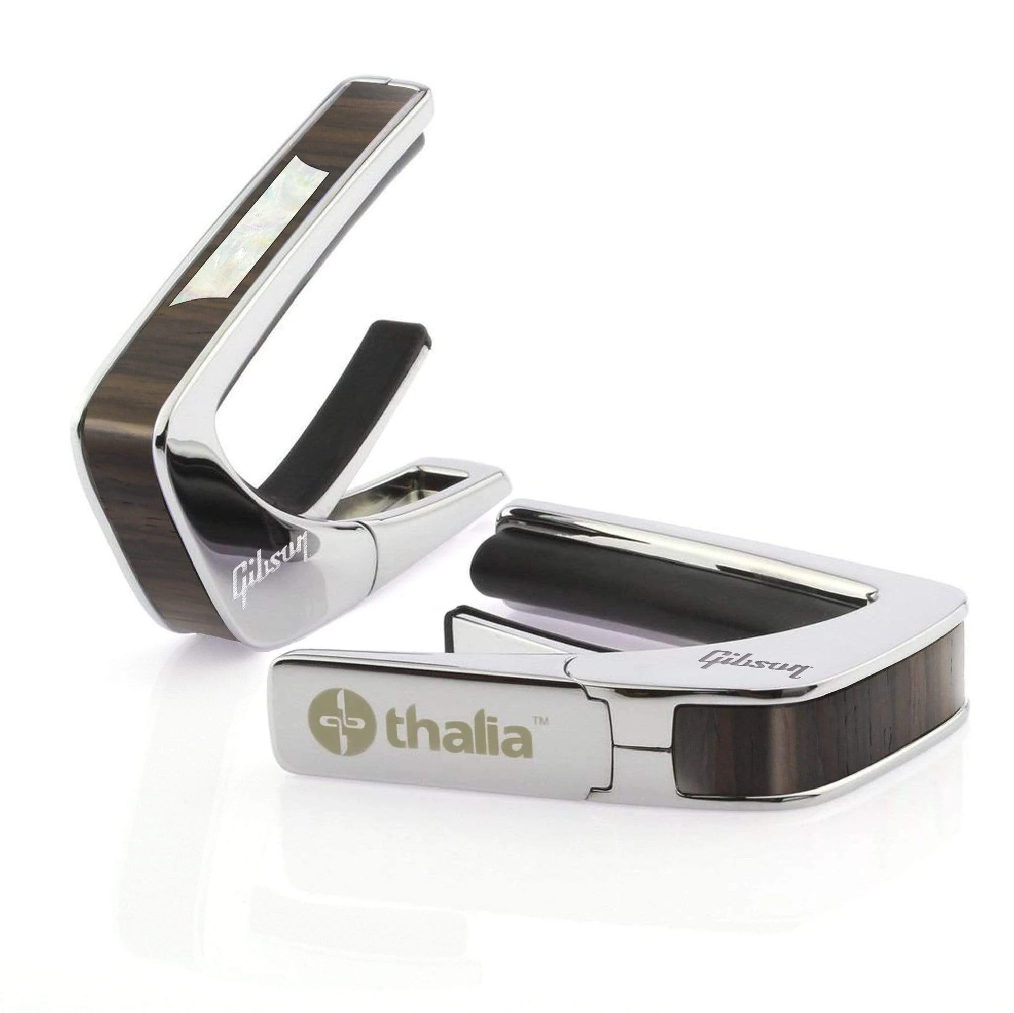 タリア カポ ギブソン ライセンスド・モデル Thalia Capos カポタスト / Gibson TRAPEZOID Indian Rosewood Chrome ギター 10/12インチフレットパッド付属｜三木楽器 店