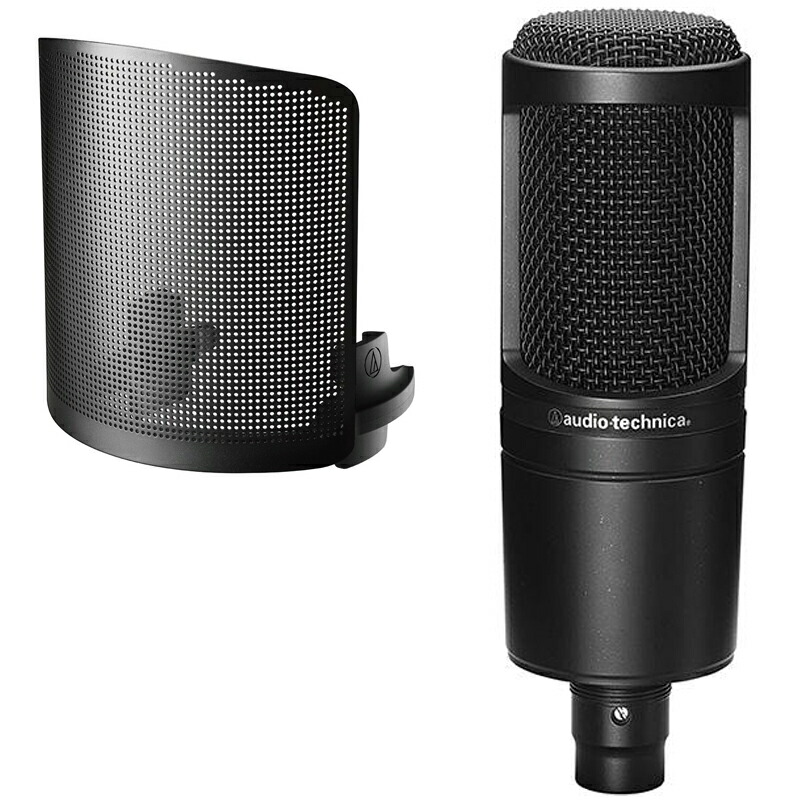 【在庫あり 即納可能】 audio-technica オーディオテクニカ コンデンサーマイク AT2020 + ポップフィルター AT8175｜三木楽器 店