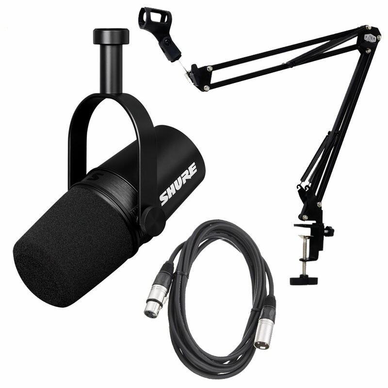 SHURE MV7X XLR接続 ダイナミックマイク ブラック | gulatilaw.com