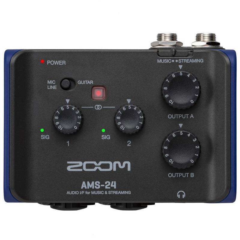 ZOOM ズーム AMS-24 オーディオ・インターフェース 《3年延長保証（ユーザー登録）》