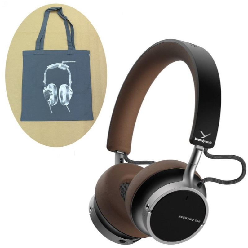 《オリジナルエコバッグ付 限定数》 beyerdynamic AVENTHO 100 brown ワイヤレス オンイヤー ヘッドフォン(アクティブノイズキャンセリング)|三木楽器 店