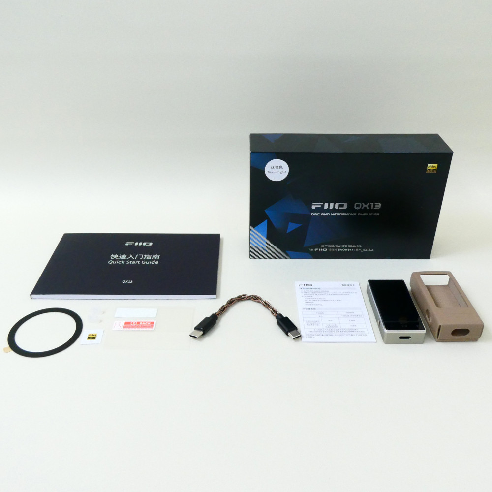 《アウトレット品》 FIIO ポータブル ヘッドホンアンプ QX13 ゴールド (FIO-QX13-G)|三木楽器 店