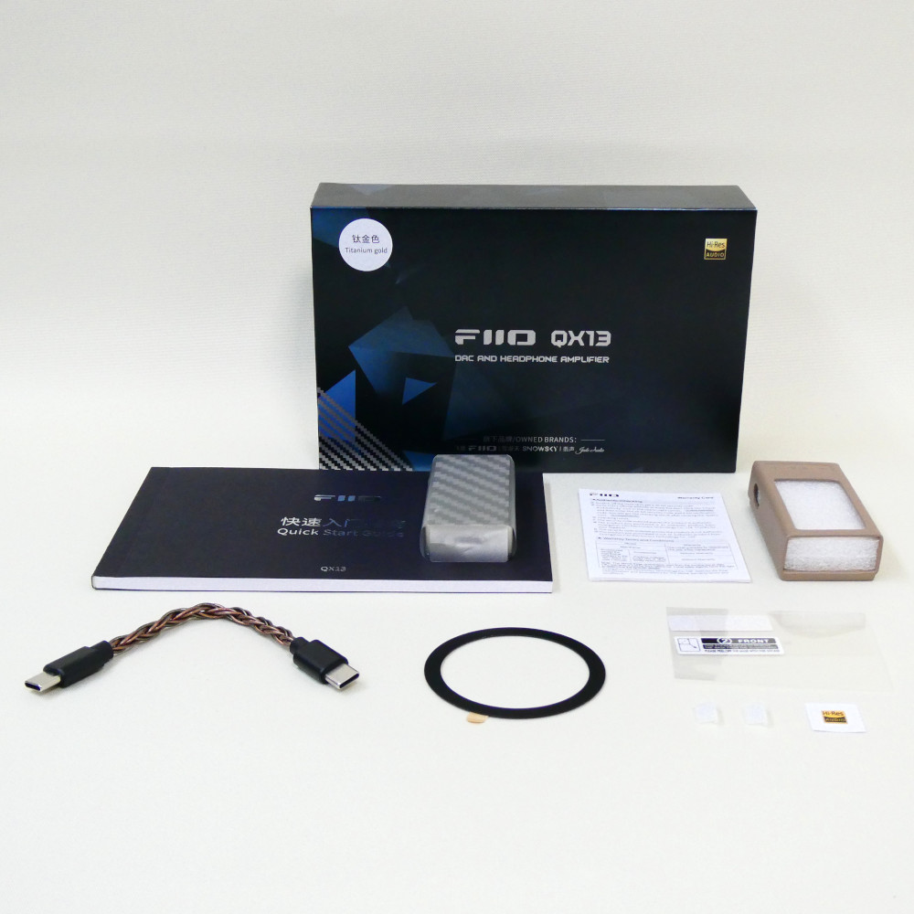 《アウトレット品》 FIIO ポータブル ヘッドホンアンプ QX13 ブラック (FIO-QX13-B)｜三木楽器 店