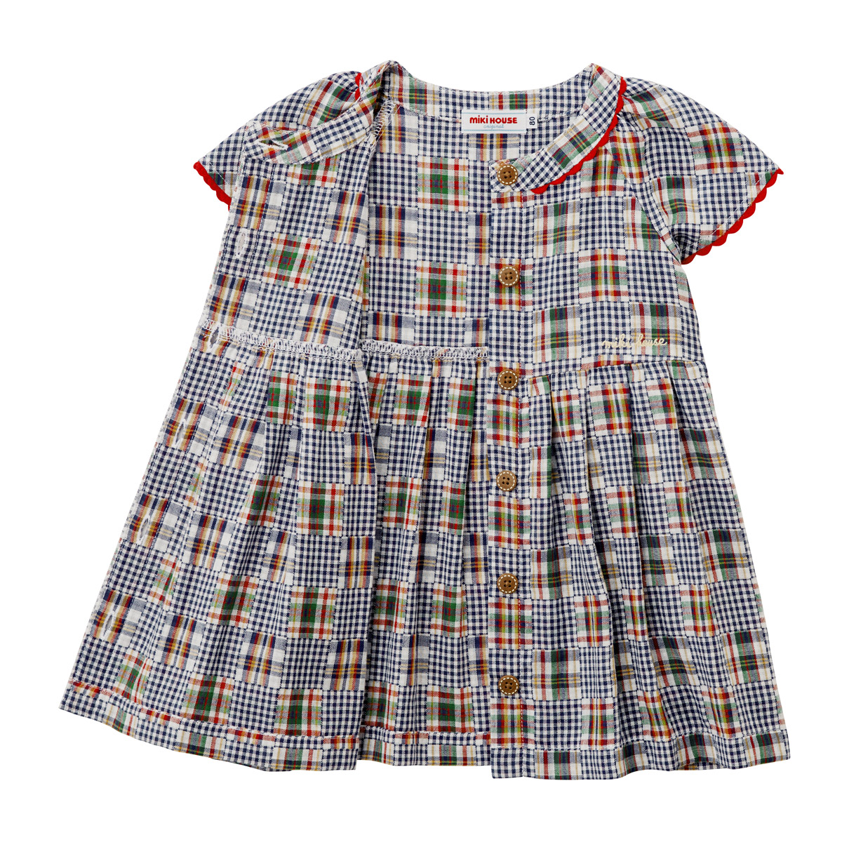 楽天市場 ミキハウス Mikihouse ワンピース 110cm 1cm 130cm ベビー服 キッズ 子供服 こども おでかけ 女の子 半袖 ミキハウス公式楽天ショップ