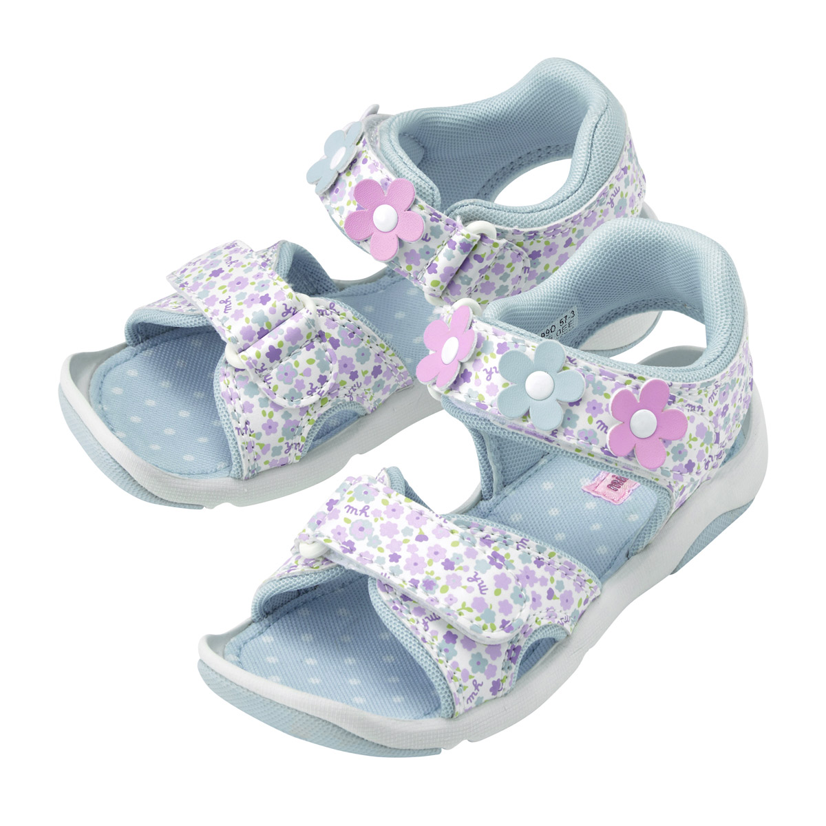 アウトレット ミキハウス Mikihouse サンダルつま先ガード ガールズキッズサンダル 15cm 21cm キッズ 子供 靴 女の子 ピンク Ss2106 3f Csecully Fr