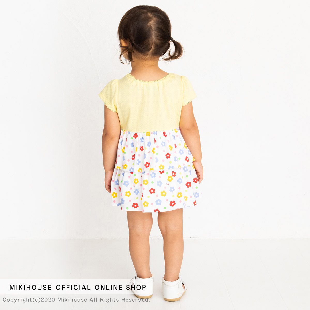 ミキハウス Mikihouse ワンピース 110cm 1cm ベビー服 キッズ 子供服 こども おでかけ 小花 フリル 女の子 半袖 Co2105 1a Ocrmglobal Com