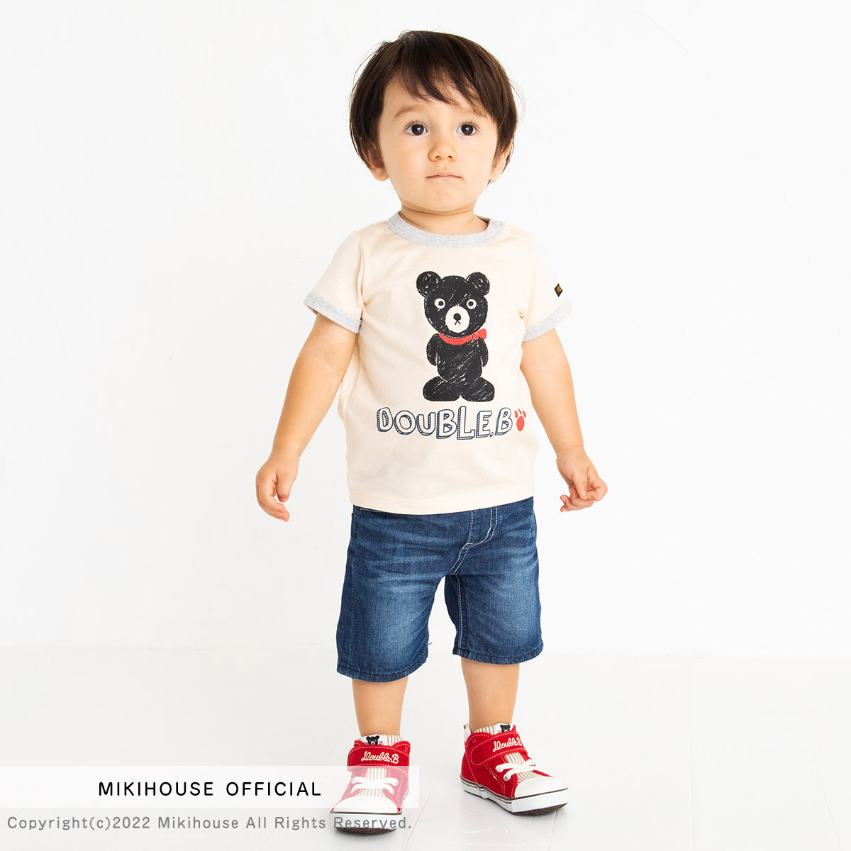 88％以上節約 MIKIHOUSE ダブルビー 100センチ 半袖Tシャツ tdh