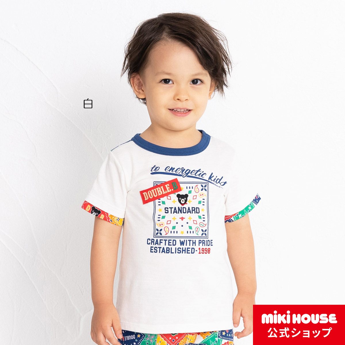 楽天市場】ミキハウス ダブルビー mikihouse ペイズリー柄半袖Ｔシャツ