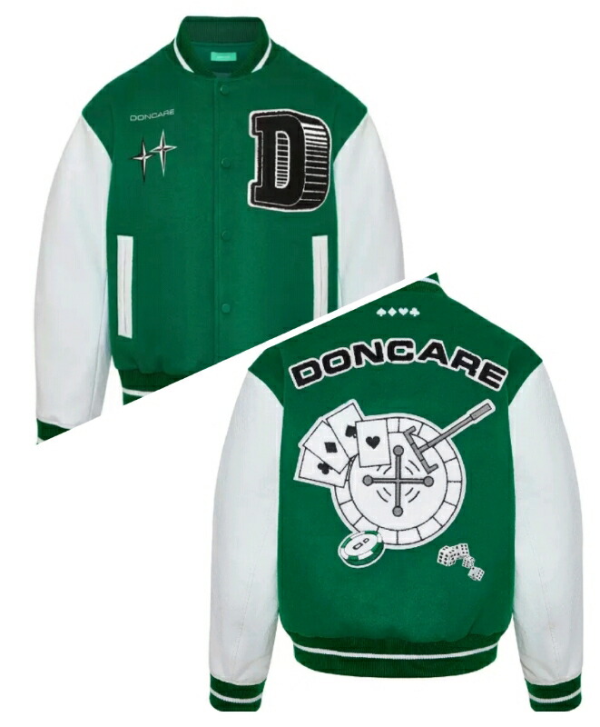 最新人気 楽天市場 レビューでプレゼント Doncare ドンケア Afgk カジノ スタジャン ジャケット Varsity Jacket F M C 数量限定 Ctcvnhcmc Vn