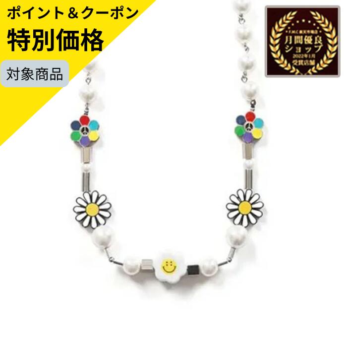 楽天市場】＼本日１０％OFF！ポイント５倍２０時スタート！／SALUTE サルーテ ネックレス Flower Smile Anarchy  Necklace 新品 フラワー スマイリー ストリート ラッパー ヒップホップ : ヴェルチェスティー 楽天市場店