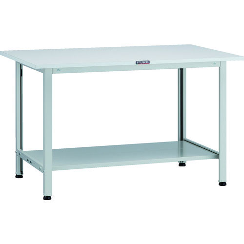 【トラスコ】AO型200kgタイプ 軽量作業台(下棚2枚付)1200X600|棚・ラックの専門店 ミクニヤ