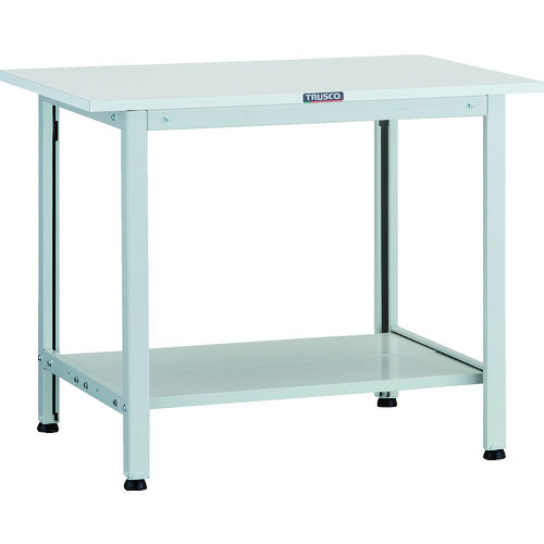 【トラスコ】AＯ型200kgタイプ　軽量作業台（下棚２枚付）９００Ｘ７５０｜棚・ラックの専門店　ミクニヤ