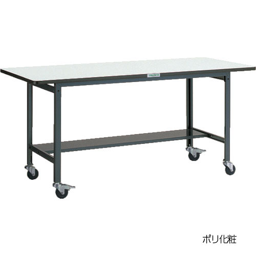 【トラスコ】EW型100kg手合い 軽さ御役目台（φ１００拷問台付） １８００Ｘ７５０ オフィス家具-インテリア・寝具・収納-オフィスデスク・テーブル