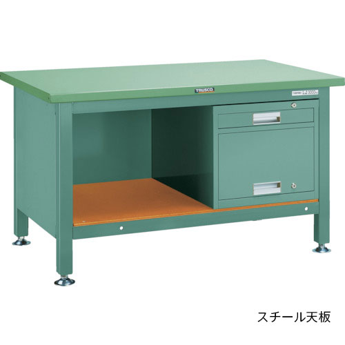 【トラスコ】TWZ型3000kg印字機 掛け目御役目台（ロッカー付） １２００Ｘ７５０