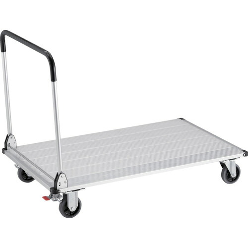 【トラスコ】アルミ台車　アルパカート　３００ｋｇタイプ　折りたたみ　１２００×７２０ｍｍ　ストッパー付