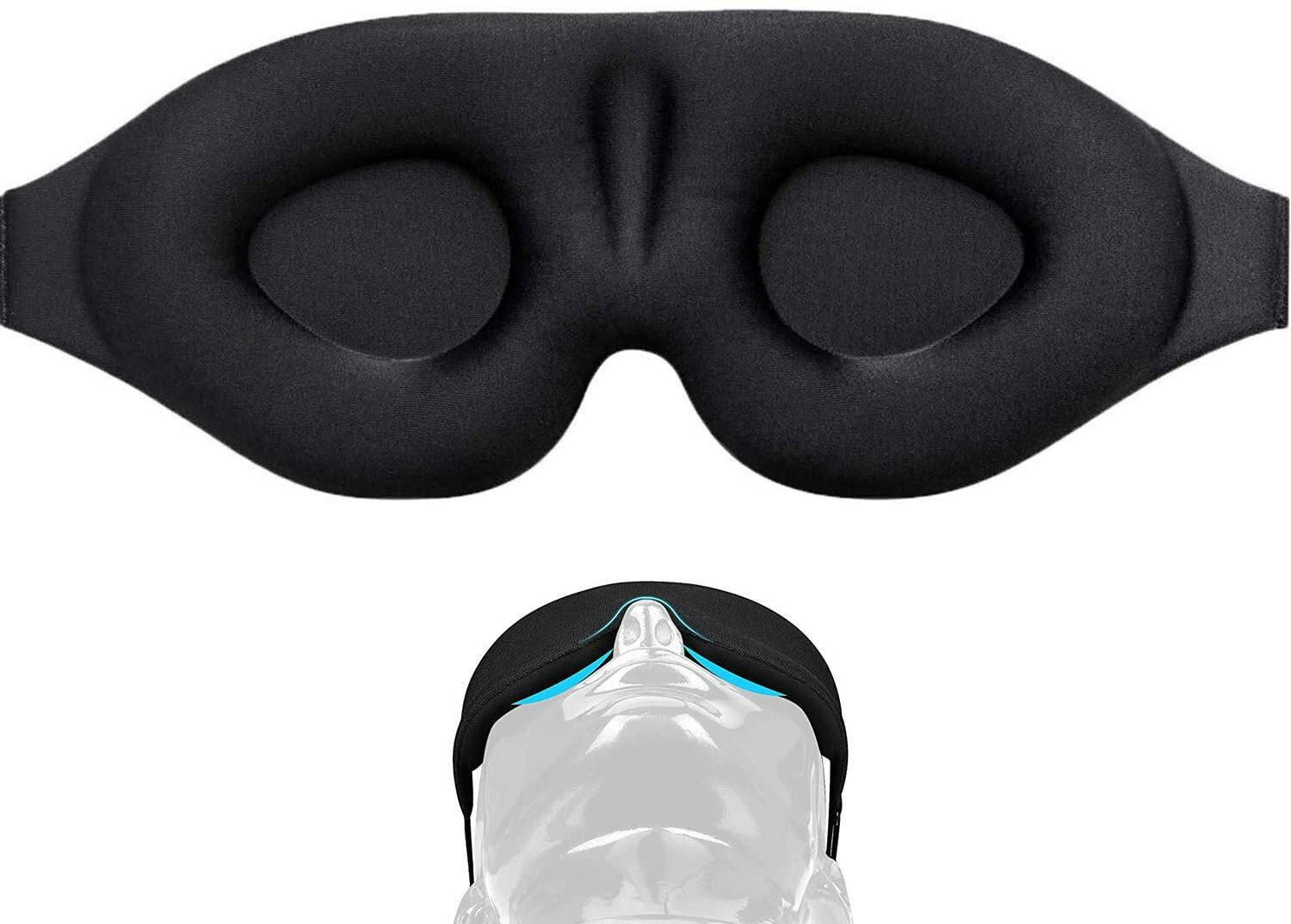 楽天市場】3D アイマスク 立体型 軽量 遮光 安眠マスク 柔らかい 男女