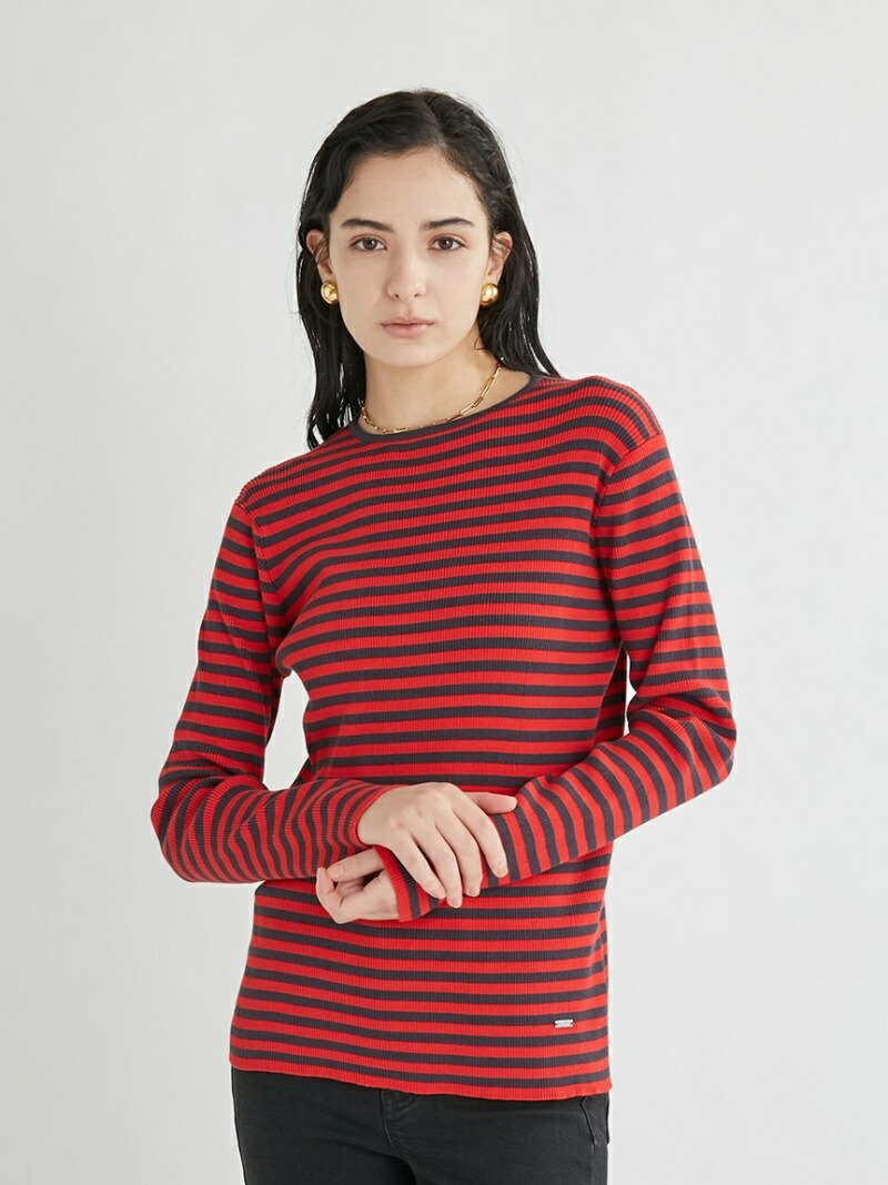 ボーダーリブニットトップス Mila ニットその他 ニット Owen ミラオーウェン