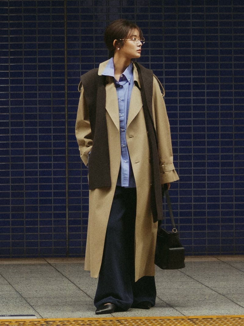 楽天市場】ダブル釦ビッグチェスターコート Mila Owen ミラ