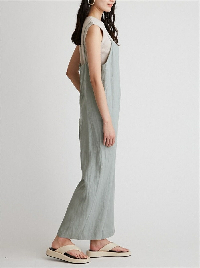 楽天市場 Sale 50 Off リネンブレンドキャミオールインワン Mila Owen ミラオーウェン ワンピース ロングワンピース マキシ ワンピース ホワイト ブラウン Rba E 送料無料 Rakuten Fashion Mila Owen