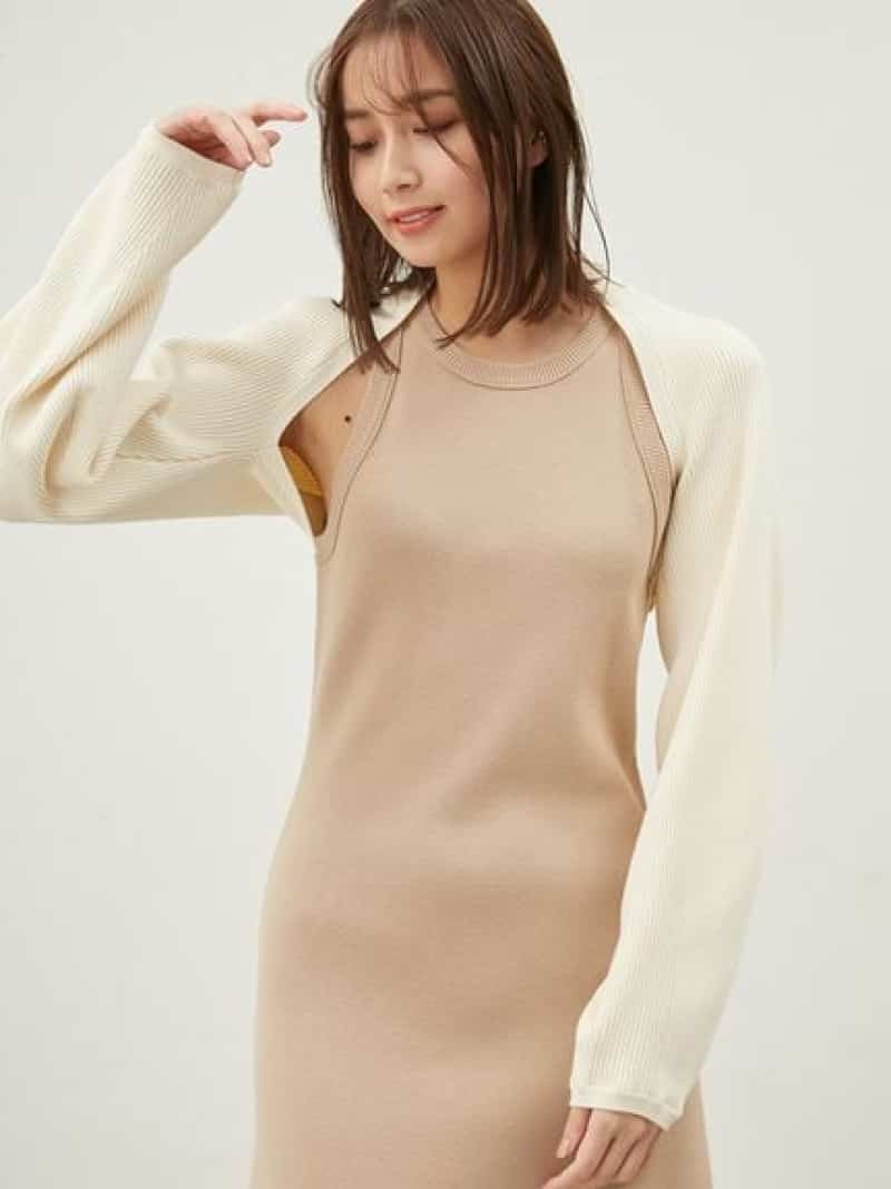 Mila Owen - 【新品】セットアップ サッシュベルト 付 ニット カーディガン ガウン Vネック Mila Owen - 【新品】セットアップ サッシュベルト 付 ニット