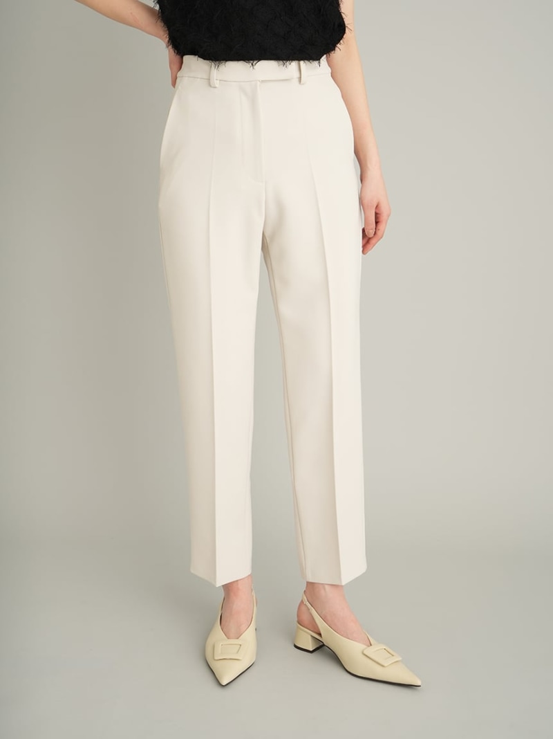 【MILA PANTS】後ろゴムテーパードパンツ Mila Owen ミラオーウェン パンツ その他のパンツ レッド ブラック ホワイト グリーン【送料無料】[ Fashion]