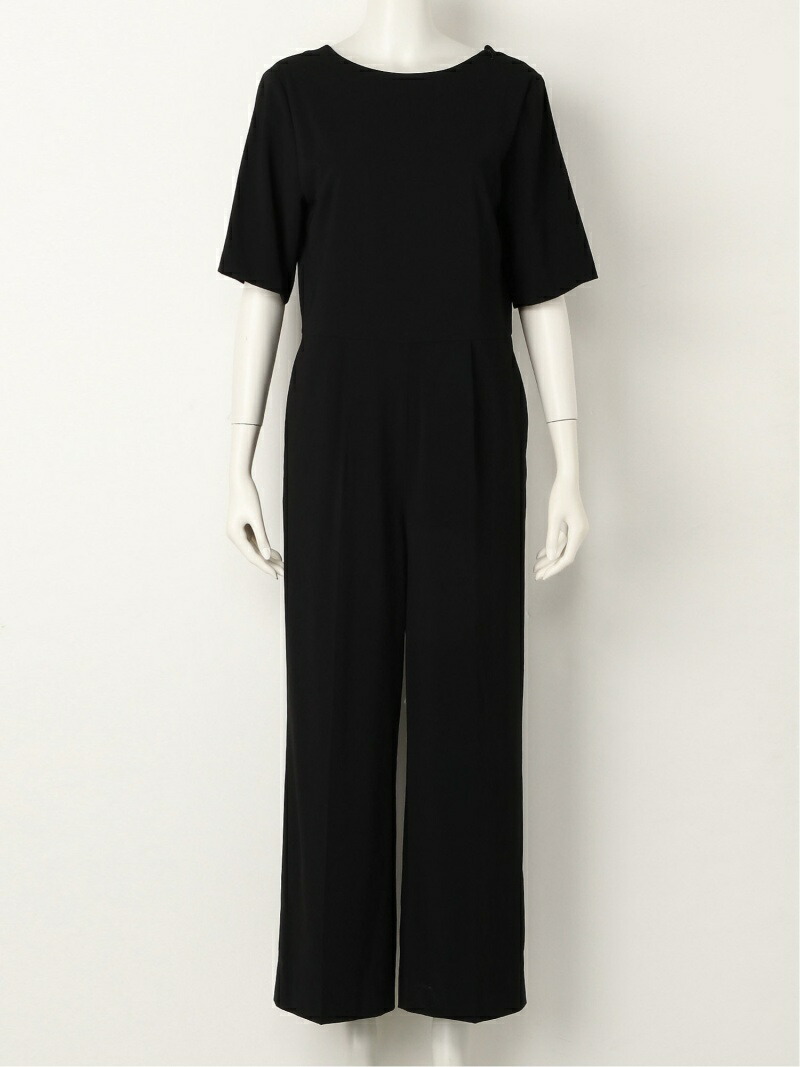 楽天市場 Rakuten Fashion Sale 45 Off 背中あき半袖ロンパース Mila Owen ミラオーウェン ワンピース オールインワン カーキ ネイビー ブラック Rba E 送料無料 Mila Owen