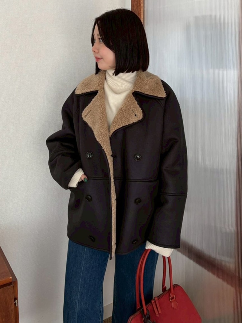 楽天市場】ウールビックライダースCT Mila Owen ミラオーウェン