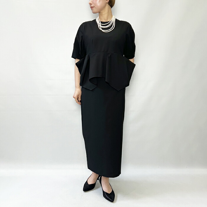 HeRIN.CYE へリンドットサイ CLO Peplum dress 530JST33-0741 2026春夏新作